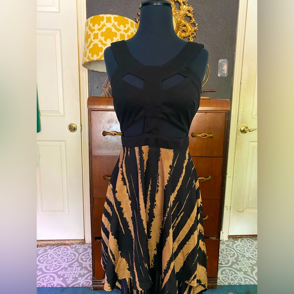 Urban Outfitters cut out fit and flare dress